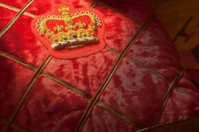 Royal Insignia on pillow