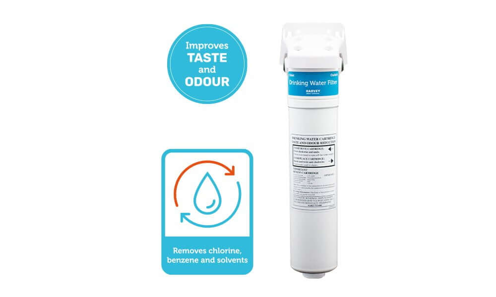 Harvey Activated Carbon filter which improves water taste and odour