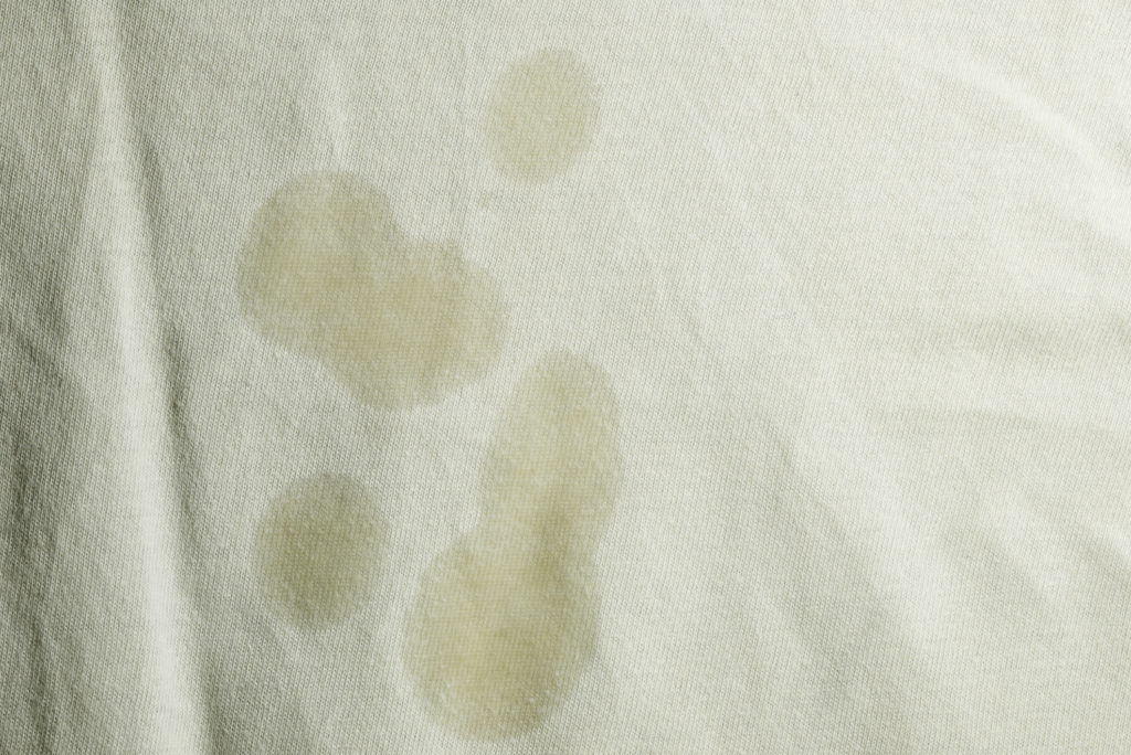 hard water stained fabric