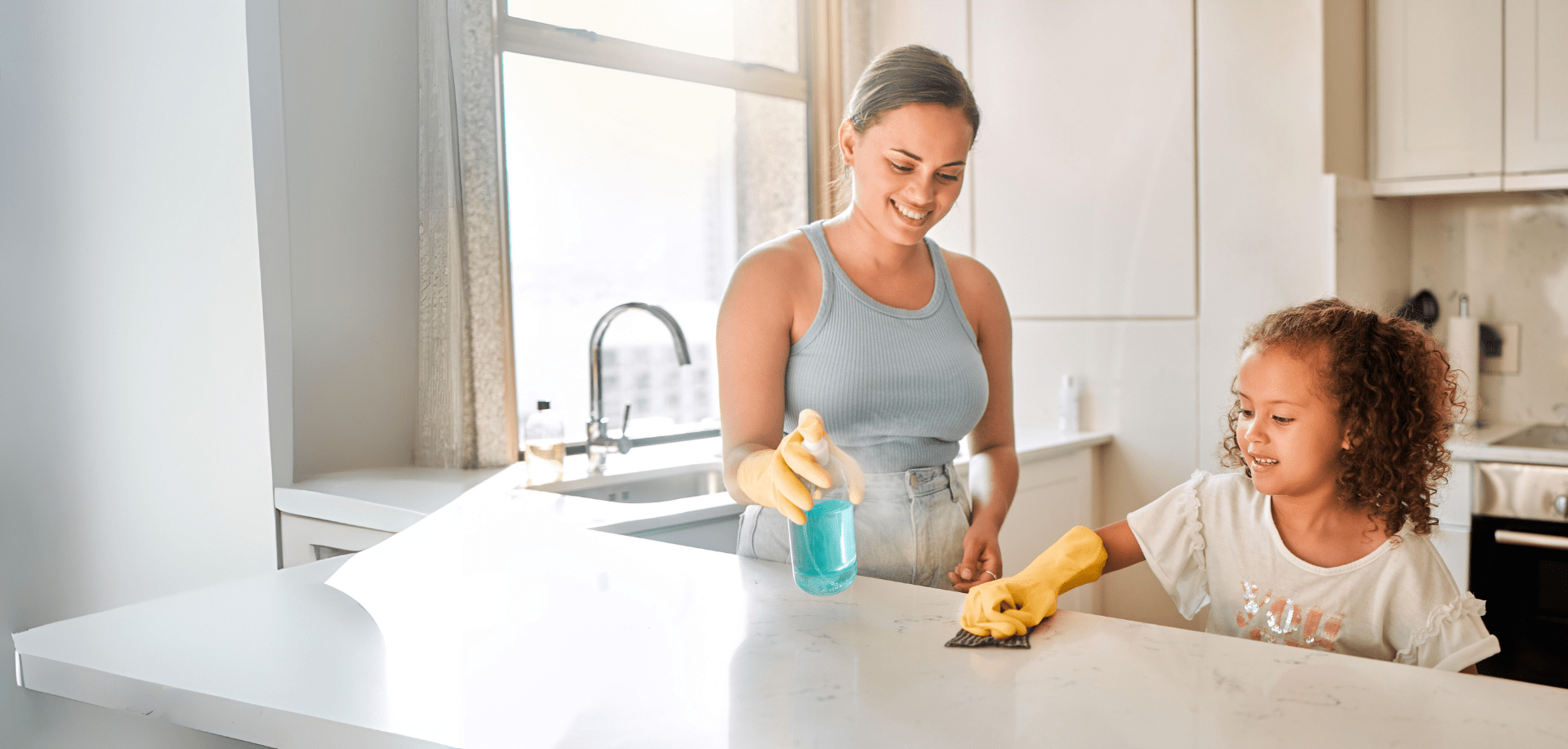 Less time cleaning