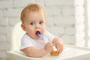 Baby eating